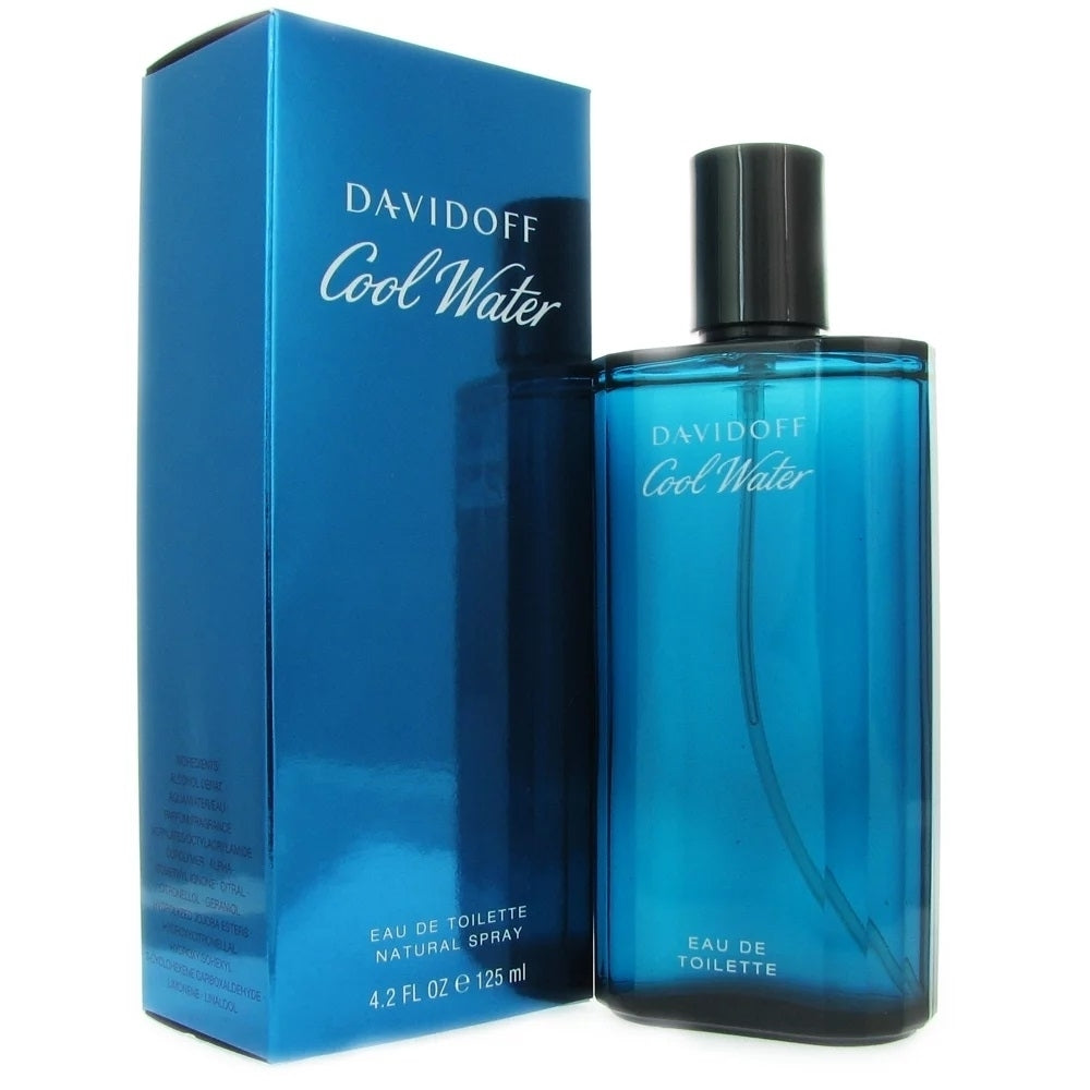 Cool water Davidoff Edt Spray 4.2 Oz For Men Image 1