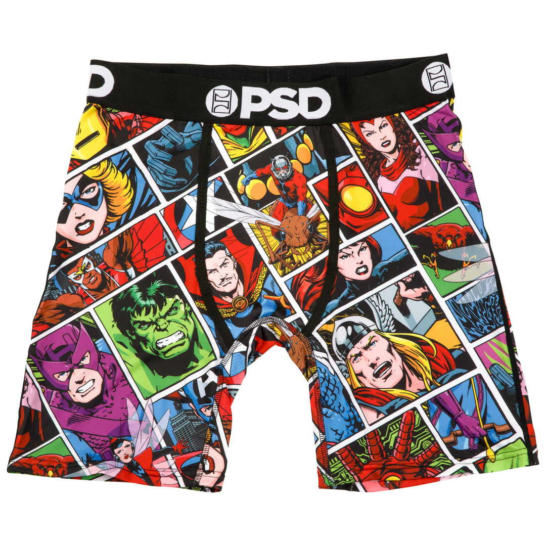 Avengers Heroes Panels PSD Boxer Briefs Image 1