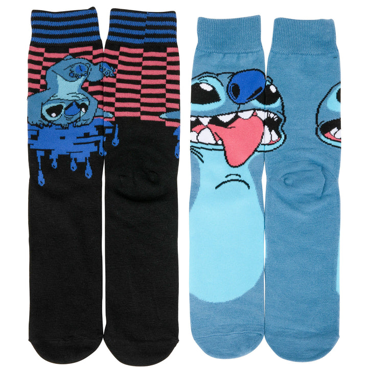 Lilo and Stitch Blue Sherbet Crew Socks 2-Pack Image 1