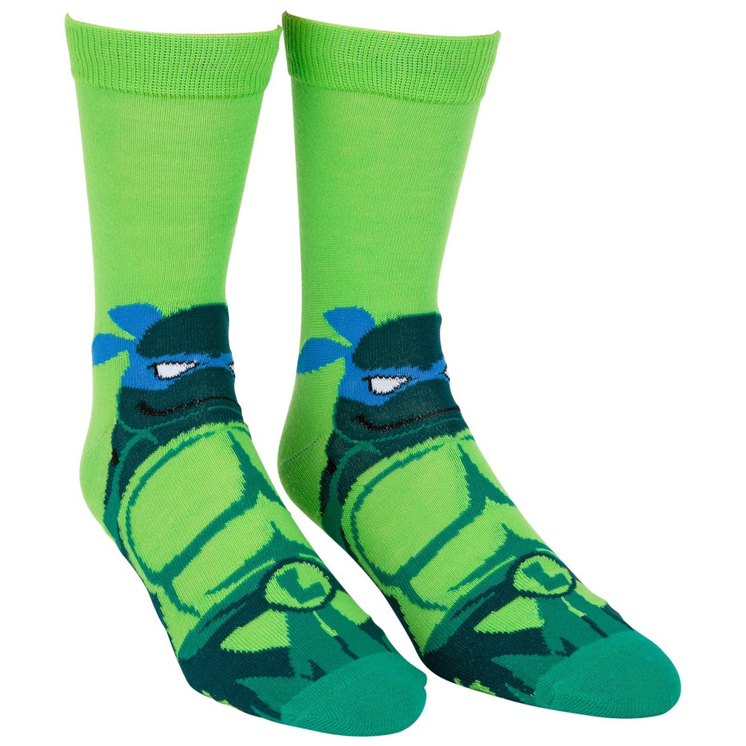 Teenage Mutant Ninja Turtles Leo and Mikey Crew Socks 2-Pack Image 3