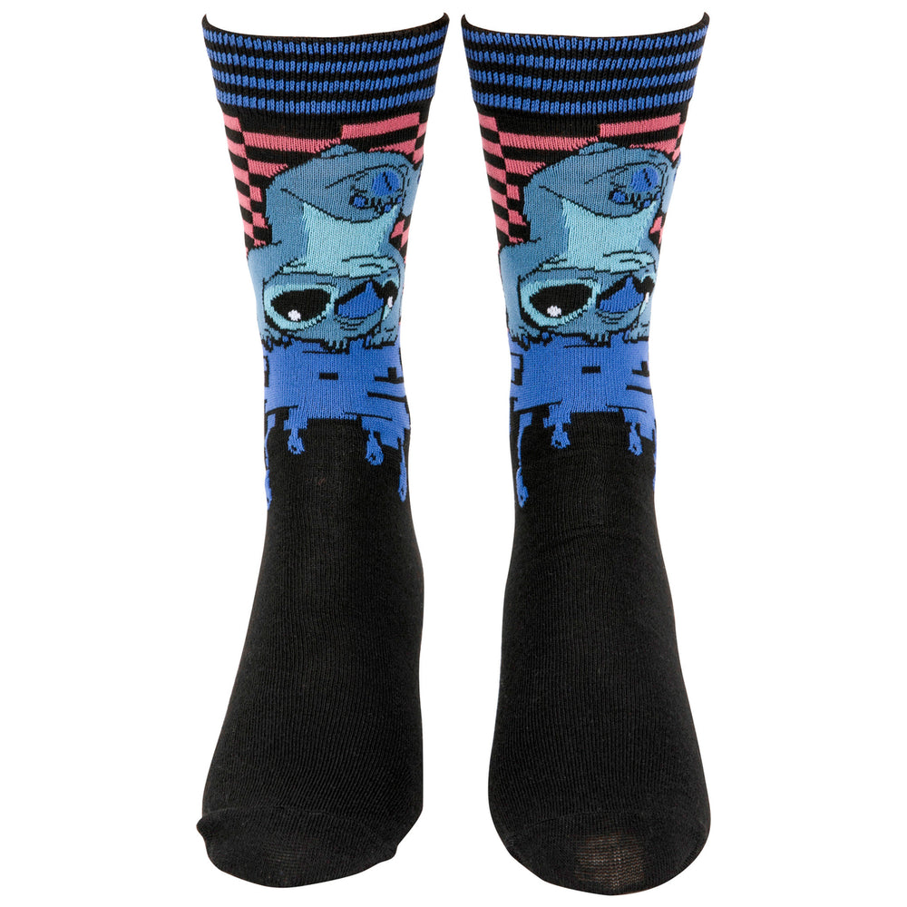 Lilo and Stitch Blue Sherbet Crew Socks 2-Pack Image 2