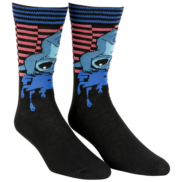 Lilo and Stitch Blue Sherbet Crew Socks 2-Pack Image 3