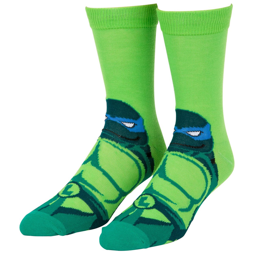 Teenage Mutant Ninja Turtles Leo and Mikey Crew Socks 2-Pack Image 4