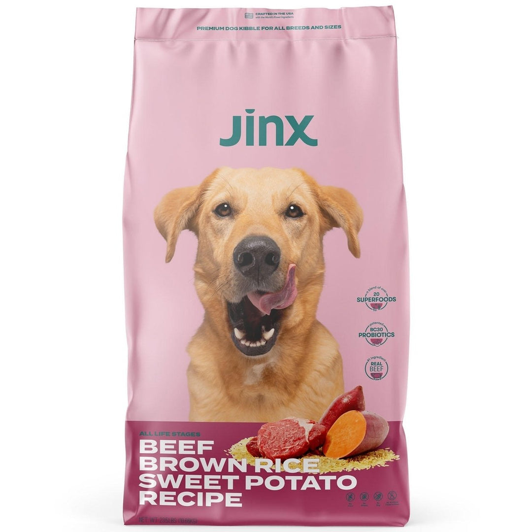 Jinx Dry Dog Food Beef Brown Rice and Sweet Potato Recipe (23.5 Pounds) Image 1