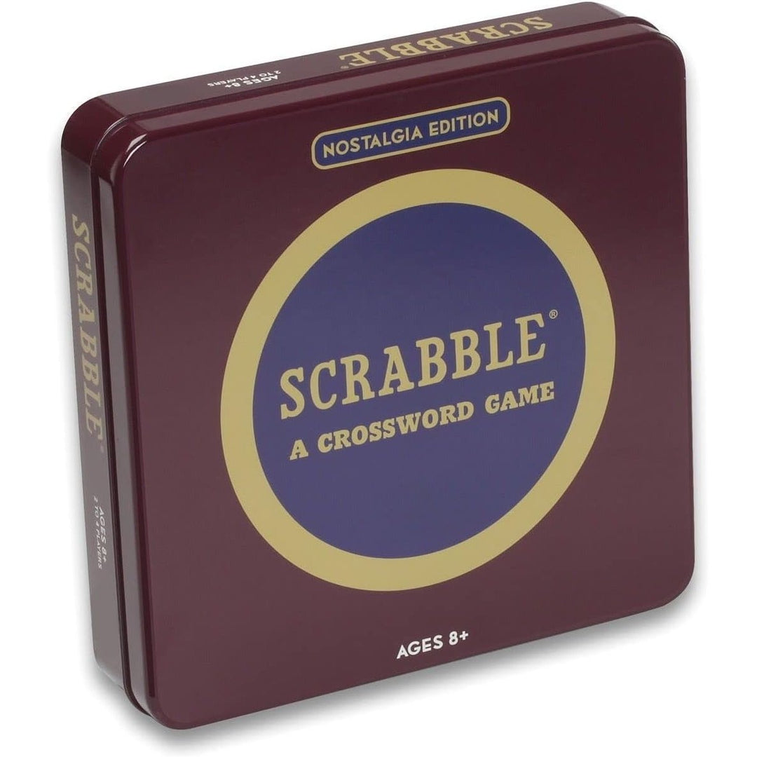 Scrabble Boardgame - Nostalgia Edition in Collectible Tin Image 1