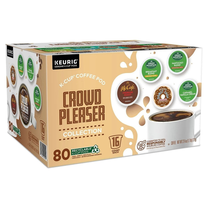 Keurig Crowd Pleaser Variety Pack Single Serve Pods (80 Count) Image 2