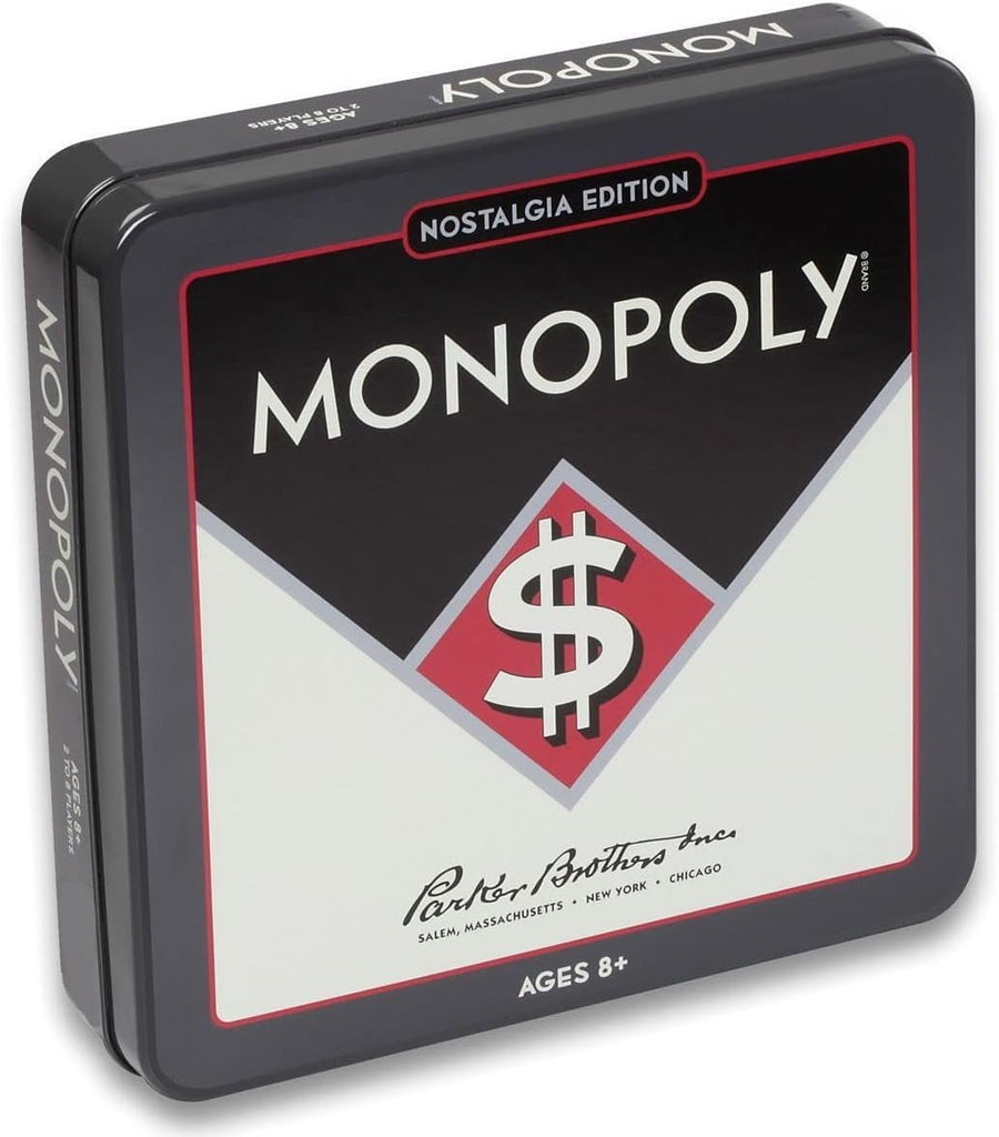 Monopoly Boardgame - Nostalgia Edition in Collectible Tin Image 1