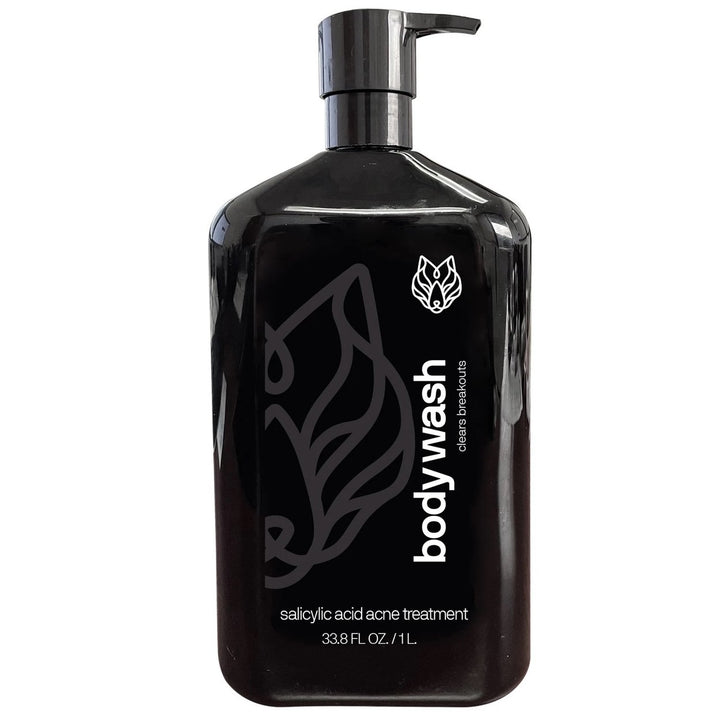 Black Wolf Mens Charcoal Body Wash (33.8 Fluid Ounce) Image 1