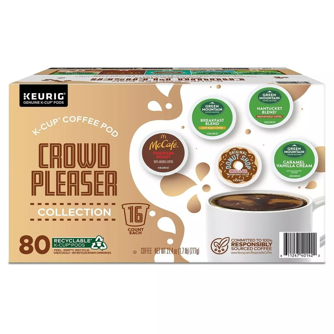 Keurig Crowd Pleaser Variety Pack Single Serve Pods (80 Count) Image 4