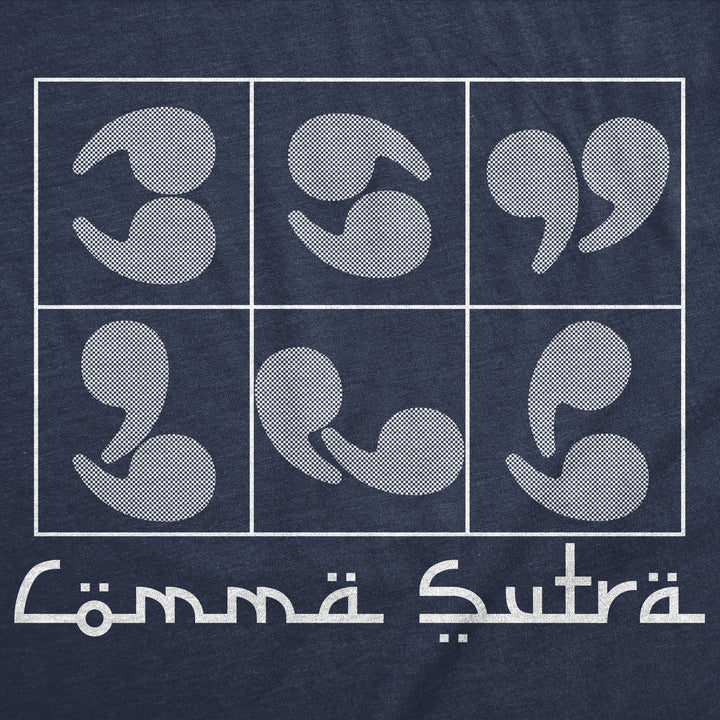 Womens Funny T Shirts Comma Sutra Sarcastic Graphic Tee For Ladies Image 2