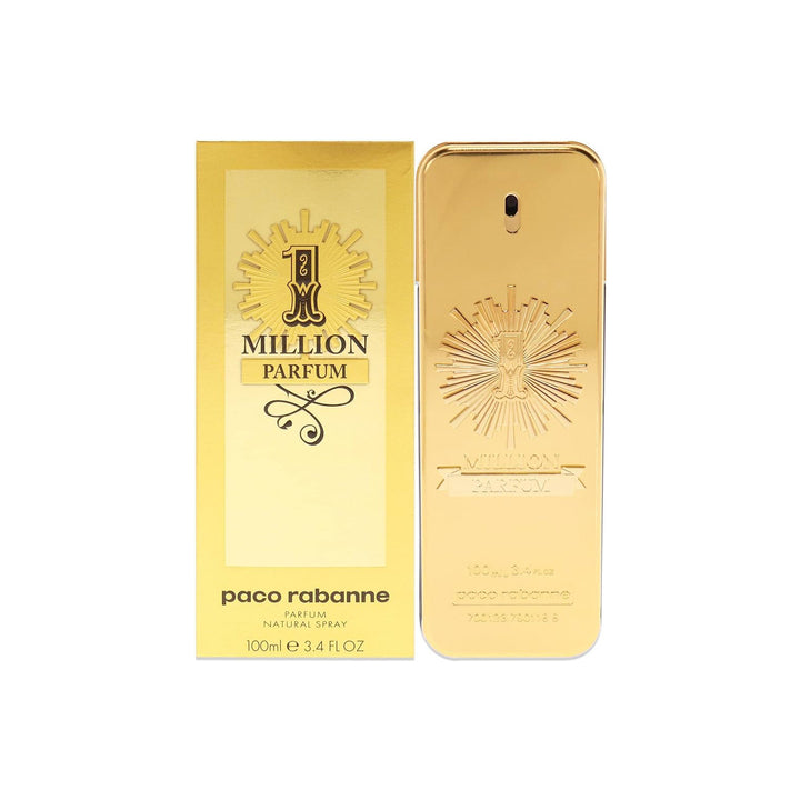 Paco Rabanne 1 Million Parfum Spray 3.4 oz Men Salty Tuberose Ambroxide Image 1