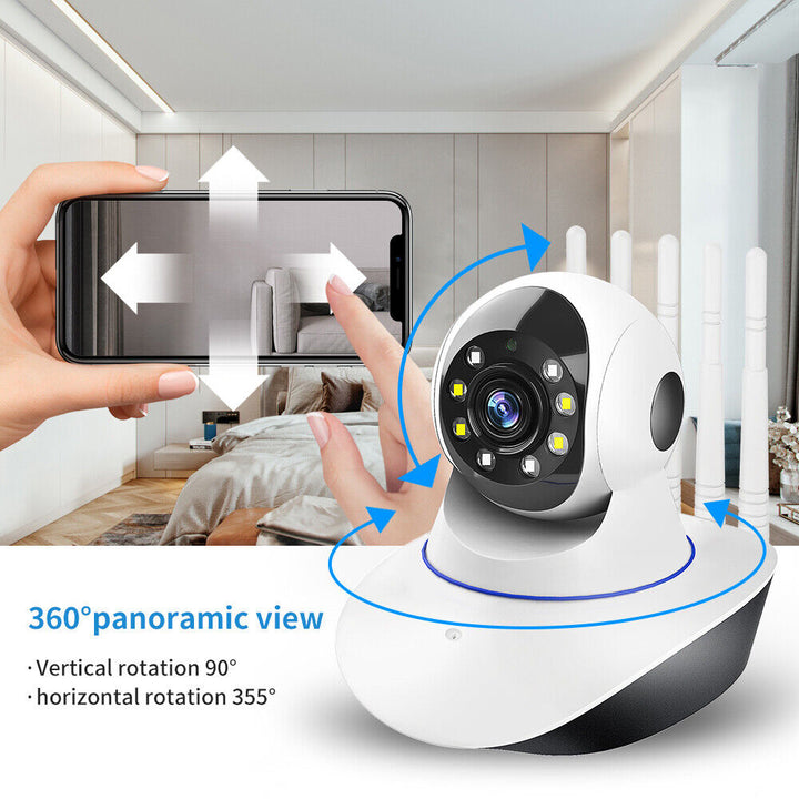 Wireless 3MP HD IP Camera WiFi IR Night Smart Home Security Baby Monitor CCTV US Image 3