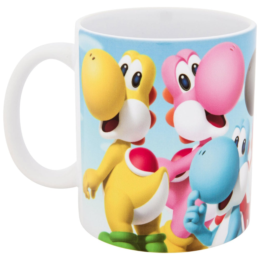 Super Mario Bros. Yoshi Colors 11 oz. Ceramic Mug Image 1