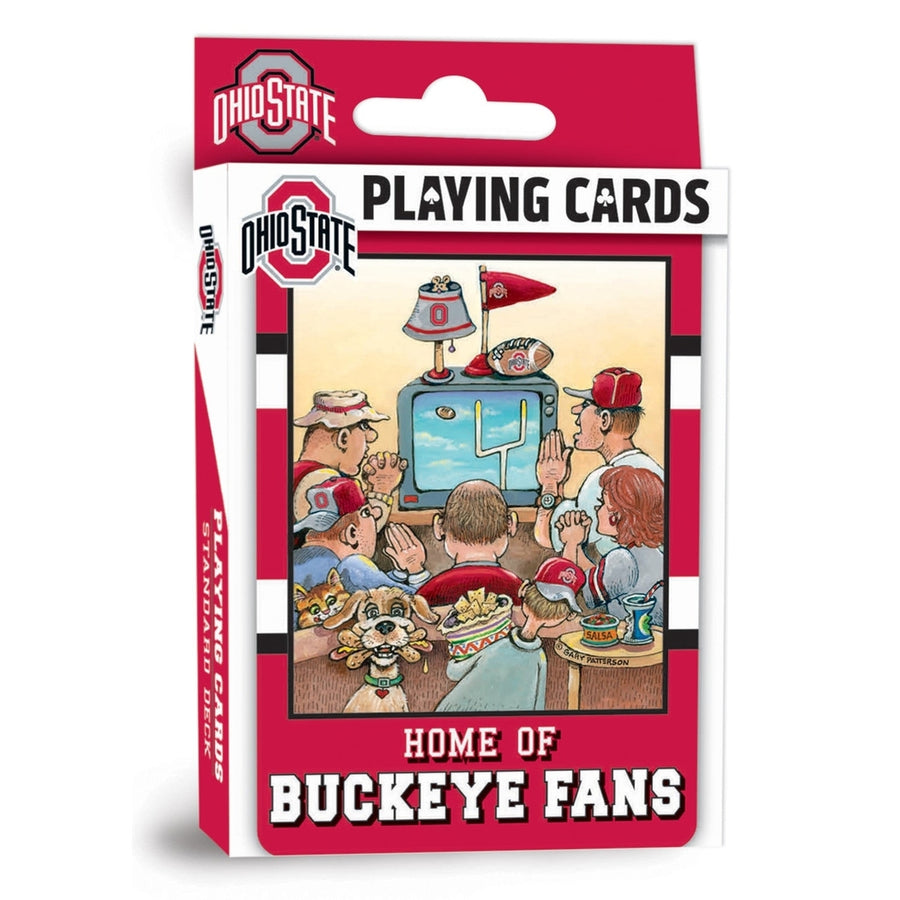 Ohio State Buckeyes Fan Deck Playing Cards - 54 Card Deck Image 1