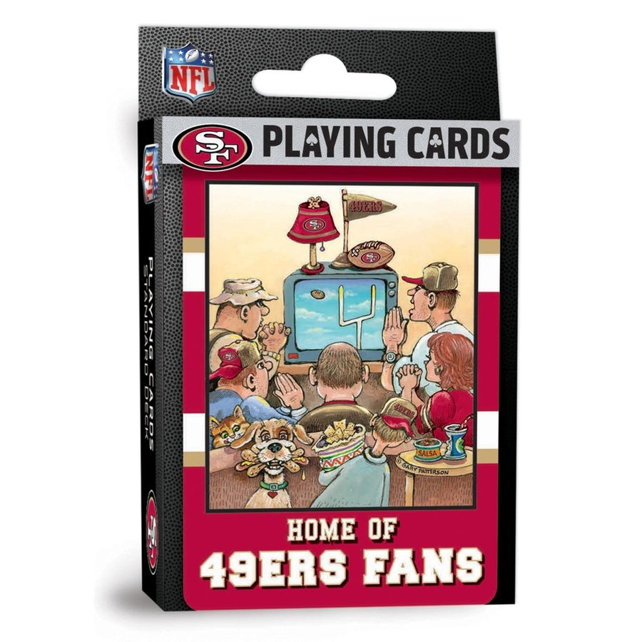San Francisco 49ers Fan Deck Playing Cards - 54 Card Deck Image 1