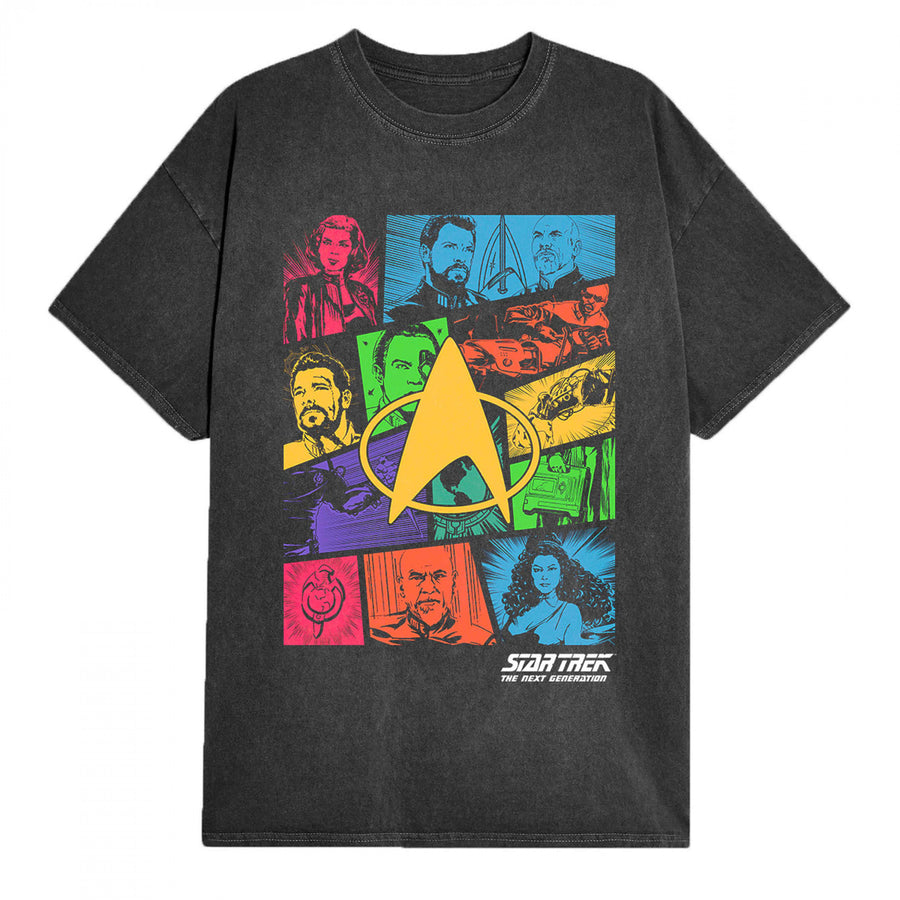 Star Trek Cast Pop Art T-Shirt Image 1