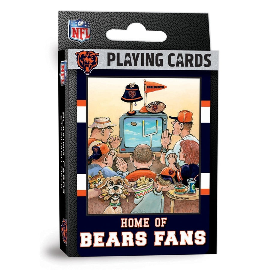 Chicago Bears Fan Deck Playing Cards - 54 Card Deck Image 1
