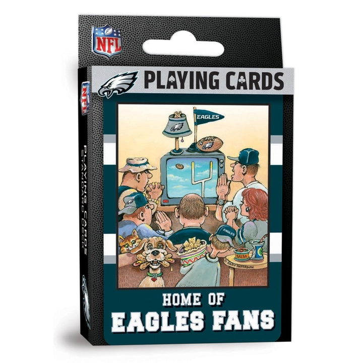 Philadelphia Eagles Fan Deck Playing Cards - 54 Card Deck Image 1