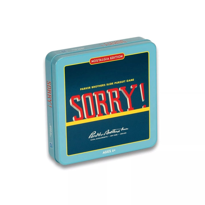 Sorry! Boardgame - Nostalgia Edition in Collectible Tin Image 1