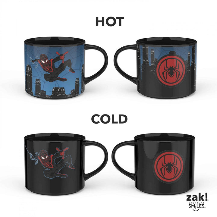 Miles Morales Night Traveling 15oz Heat Change Mug Image 1