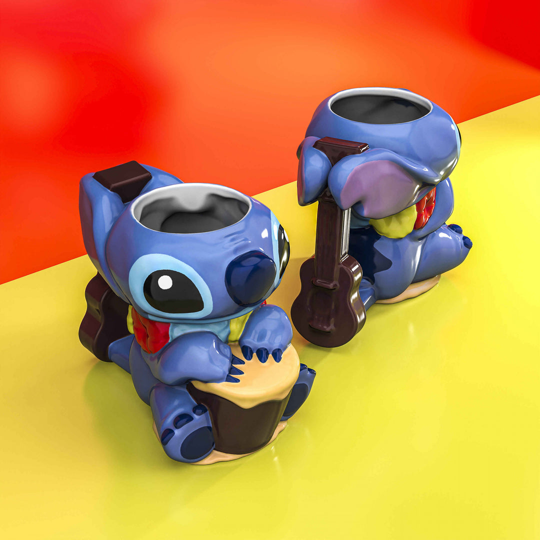 Lilo and Stitch Bongos 11oz Sculpted Ceramic Mug Image 4