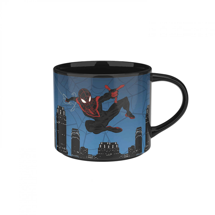 Miles Morales Night Traveling 15oz Heat Change Mug Image 4