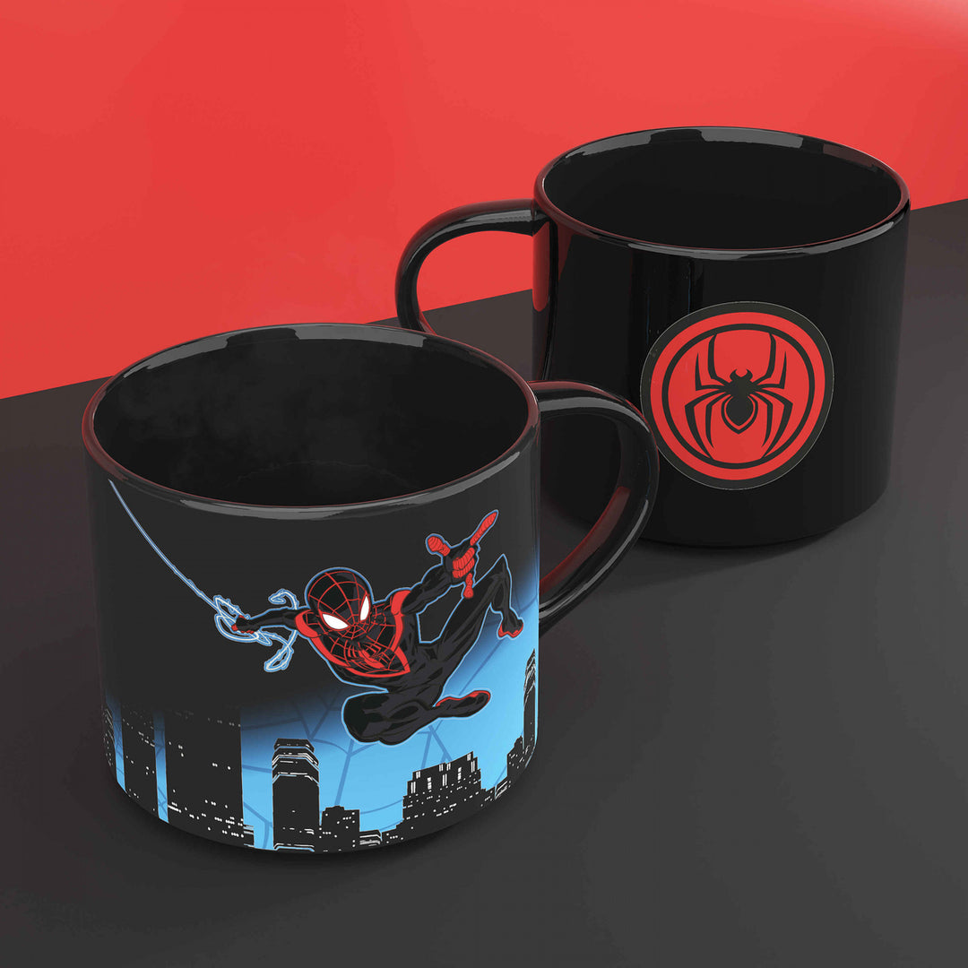 Miles Morales Night Traveling 15oz Heat Change Mug Image 6