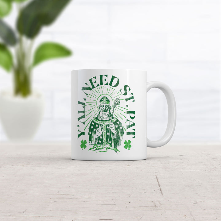 Yall Need St Pat Mug Funny St Patricks Day Novelty Coffee Cup-11oz Image 2