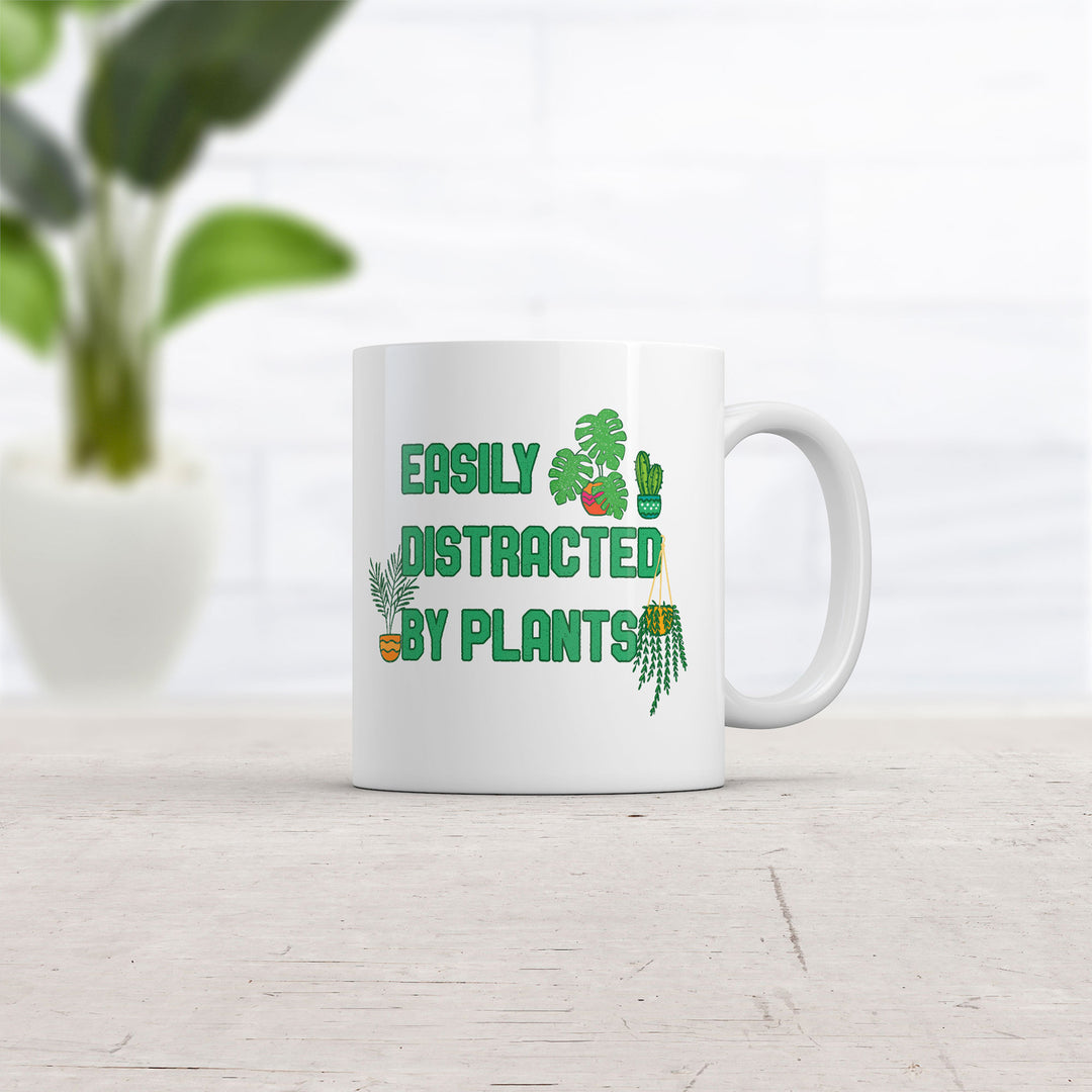 Easily Distracted By Plants Mug Funny Novelty Plant Coffee Cup-11oz Image 2