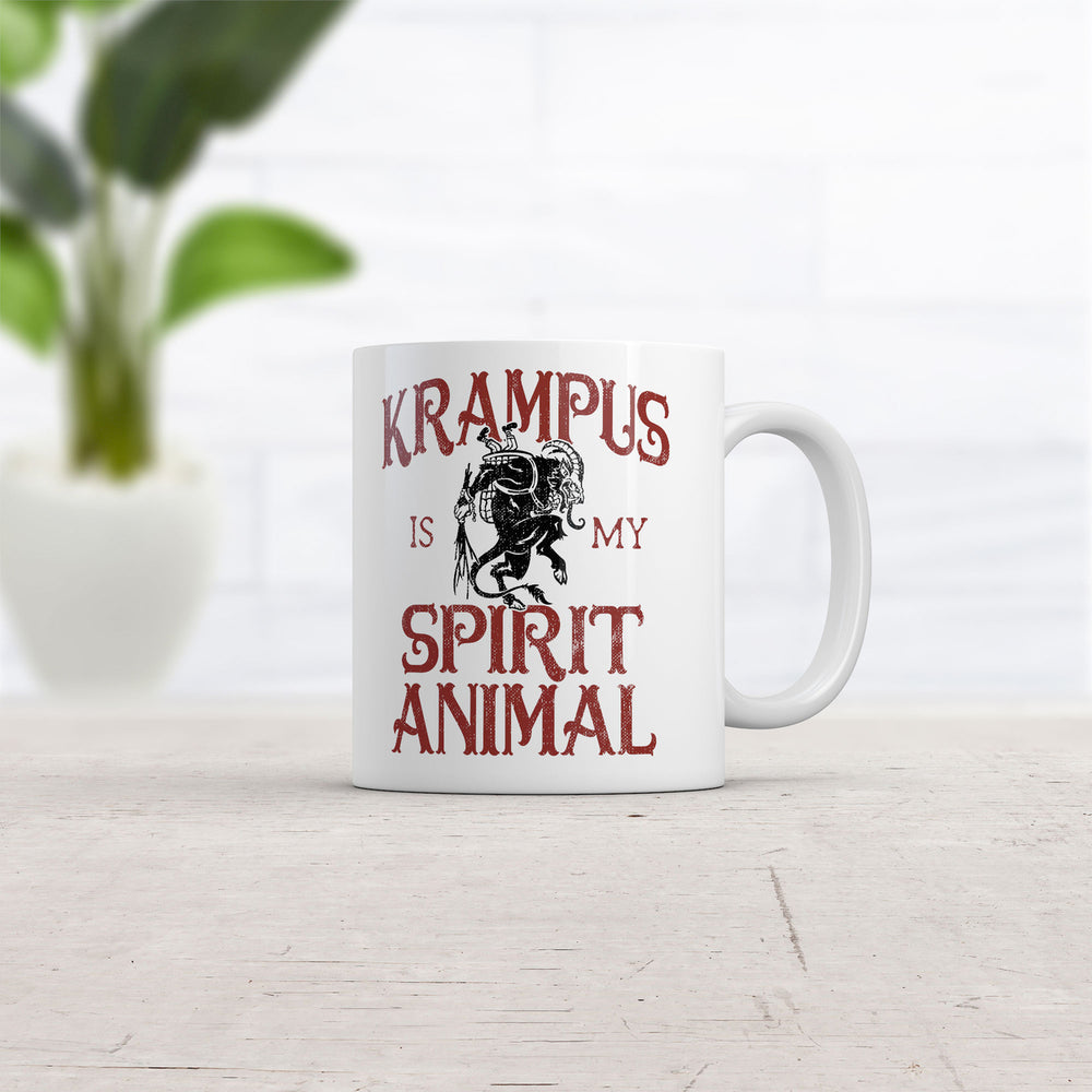 Krampus Is My Spirit Animal Mug Funny Novelty Christmas Coffee Cup-11oz Image 2