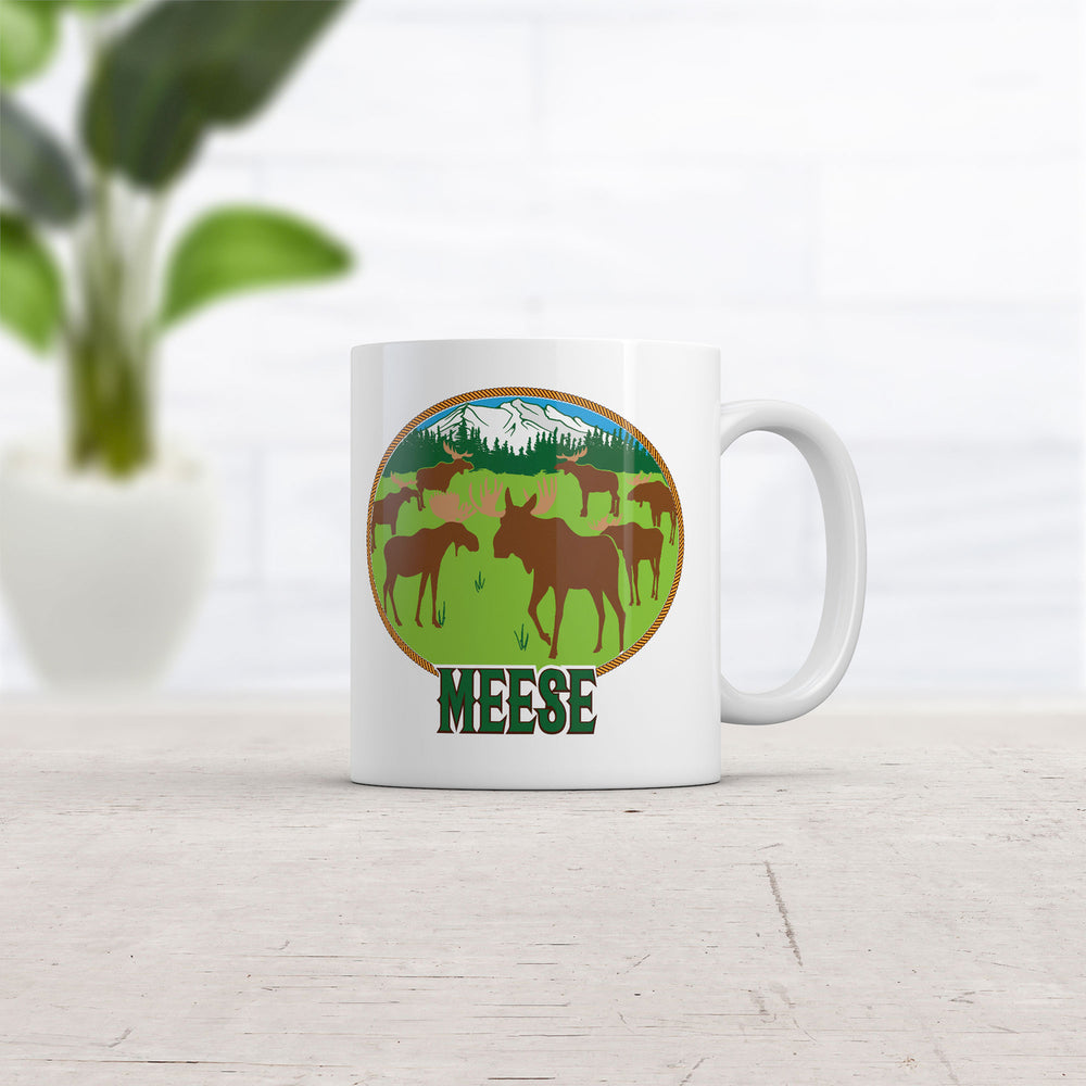 Meese Mug Funny Sarcastic Animal Coffee Cup-11oz Image 2