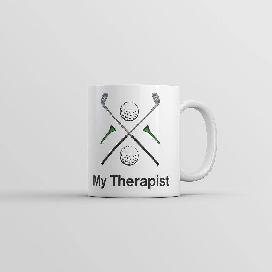 My Therapist Mug Sarcastic Golfing Coffee Cup-11oz Image 1