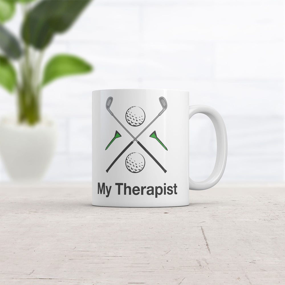 My Therapist Mug Sarcastic Golfing Coffee Cup-11oz Image 2