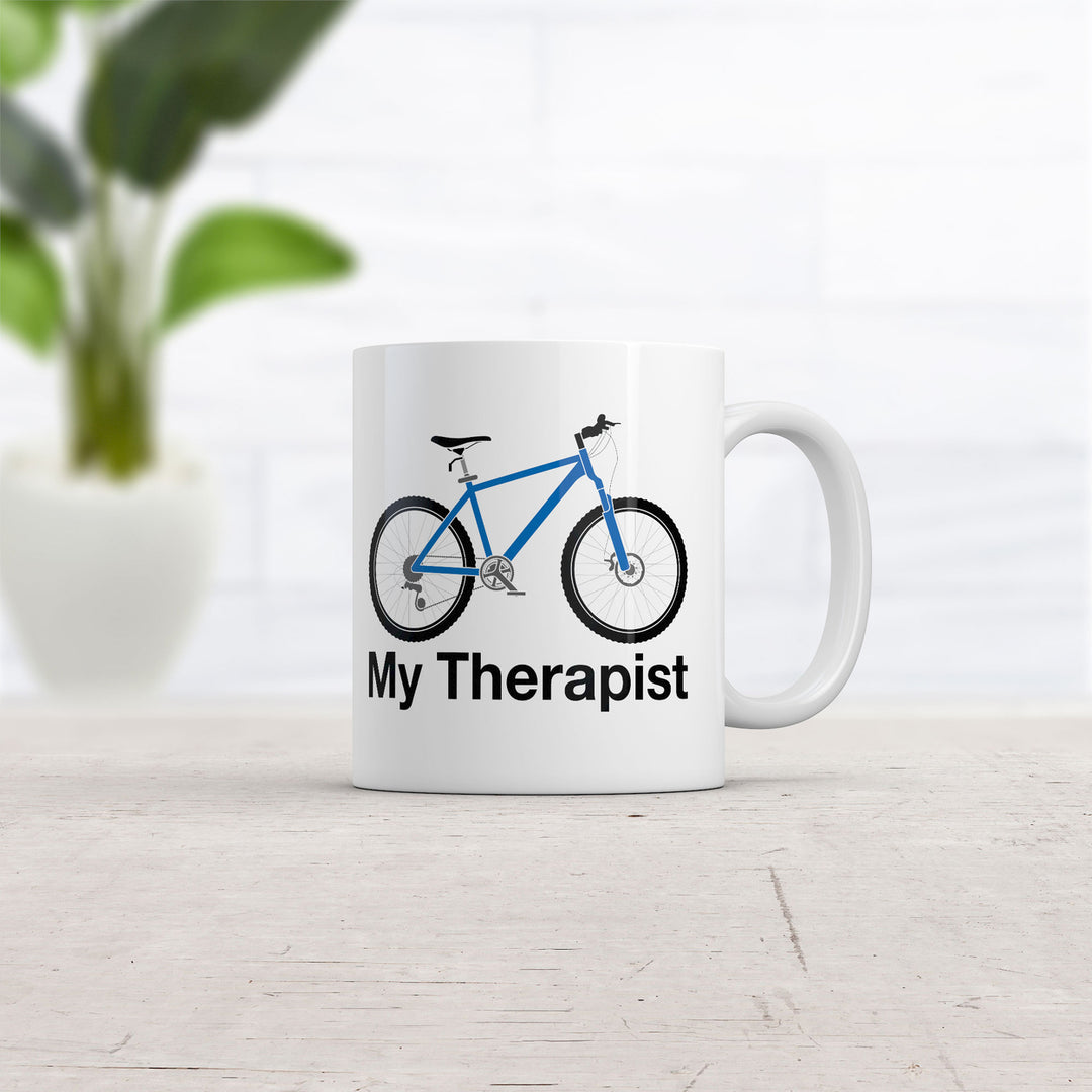 My Therapist Mug Funny Sarcastic Bike Coffee Cup-11oz Image 2