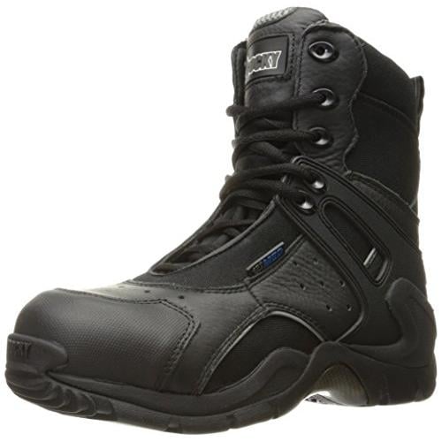 Rocky Mens 8" 1st Med 911-113 7.5-SS BLACK Image 1