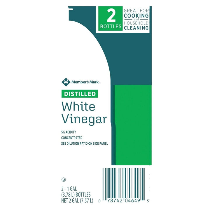 Members Mark Distilled White Vinegar 1 Gallon (Pack of 2) Image 4