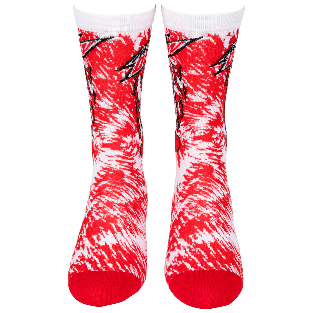 Mountain Dew Code Red Logo Crew Socks Image 4