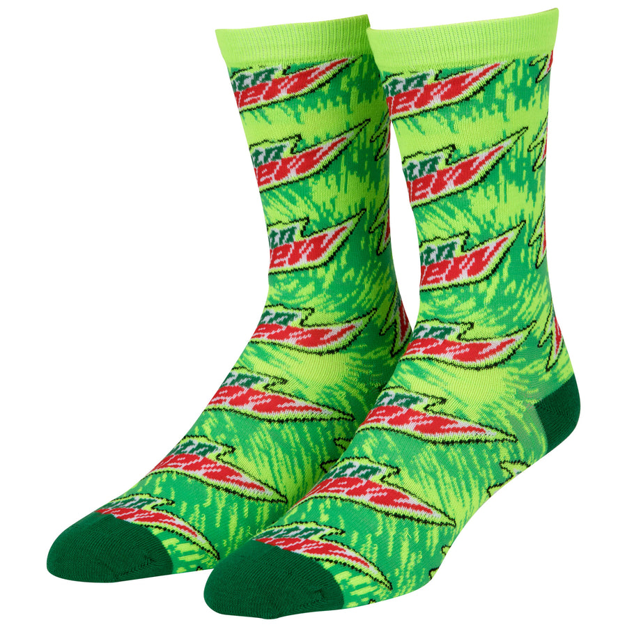 Mountain Dew Core Logo Crew Socks Image 1