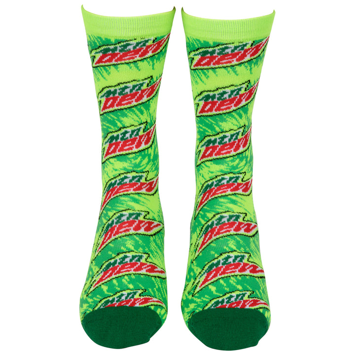 Mountain Dew Core Logo Crew Socks Image 4