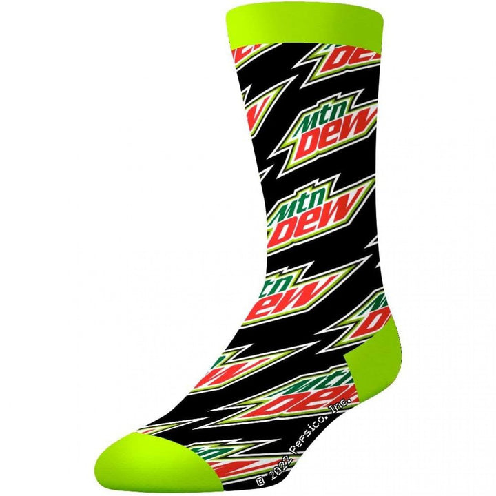 Mountain Dew Assorted Logos 3-Pack Crew Socks Image 6