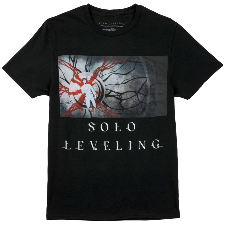 Solo Leveling Sung Front Print T-Shirt Image 1