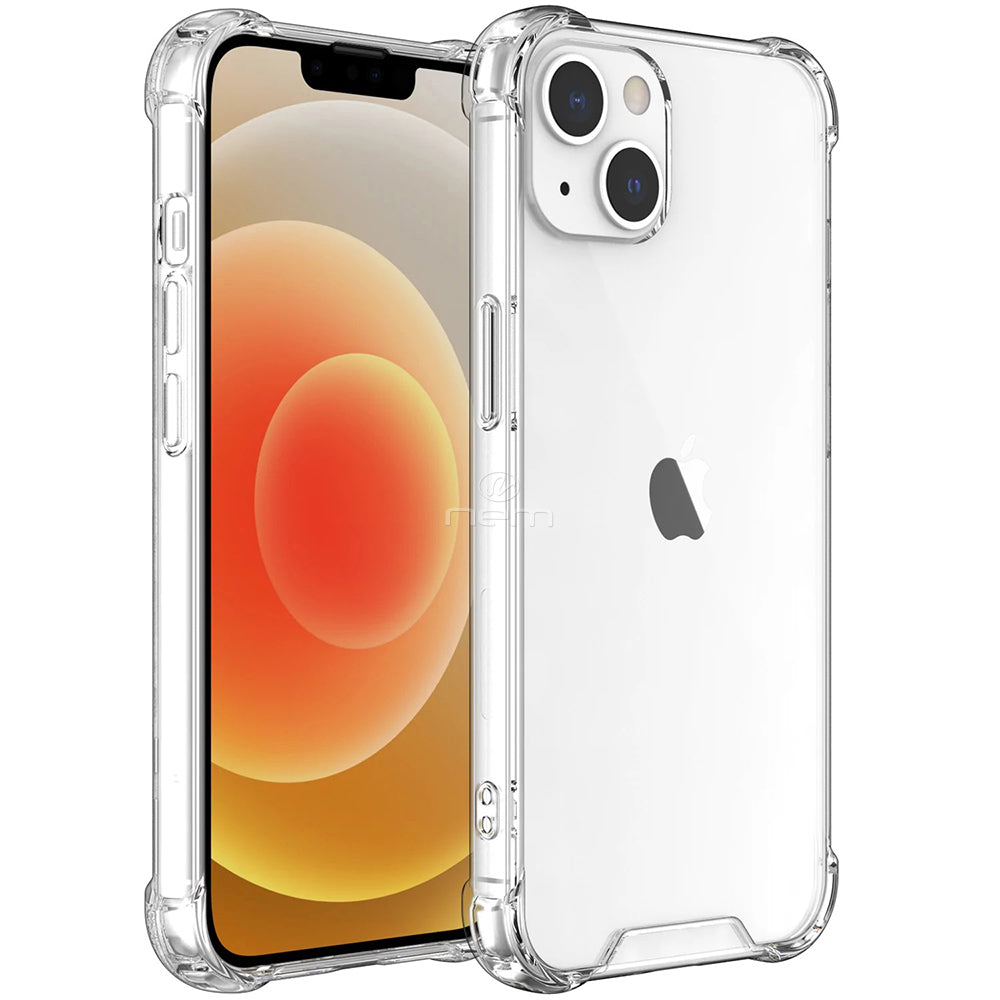 For Apple iPhone 15 Plus 6.7 inch Full Body Hybrid TPU Transparent Bumper Case Cover Clear Image 1