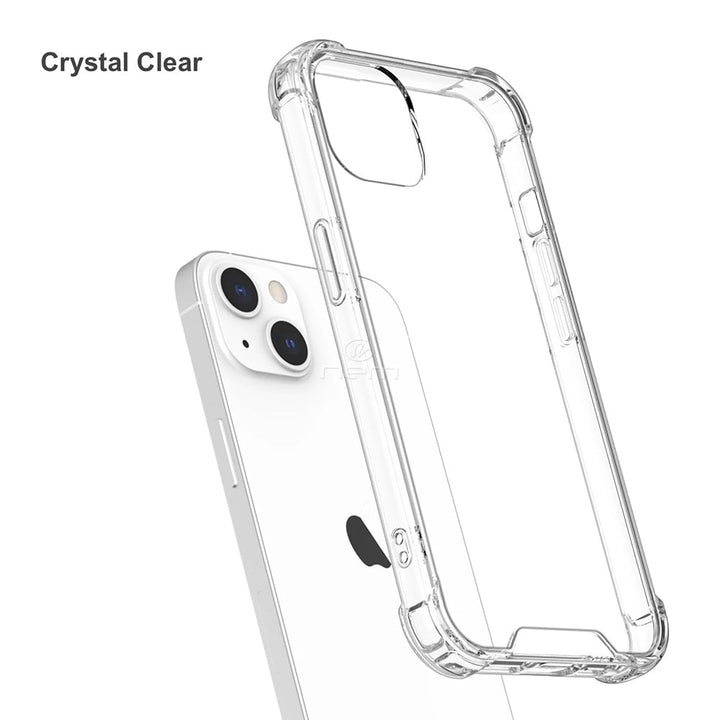 For Apple iPhone 15 Plus 6.7 inch Full Body Hybrid TPU Transparent Bumper Case Cover Clear Image 3