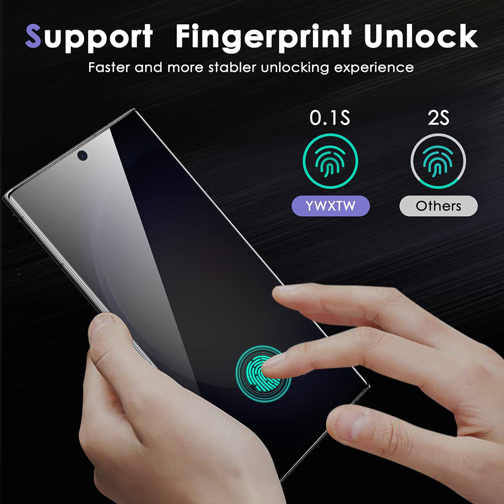 For Samsung Galaxy S24 Ultra / SM-928 9H Privacy Anti-Spy Tempered Glass Screen Protector Image 3
