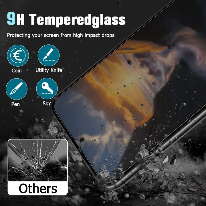 Samsung Galaxy S24 Plus Privacy Tempered Glass Screen Protector 9H Anti-Spy Image 2