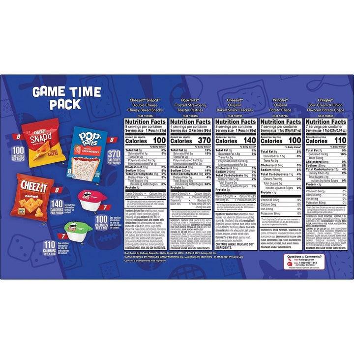 Kelloggs Game Time Snacks Variety Pack (38 Pack) Image 3