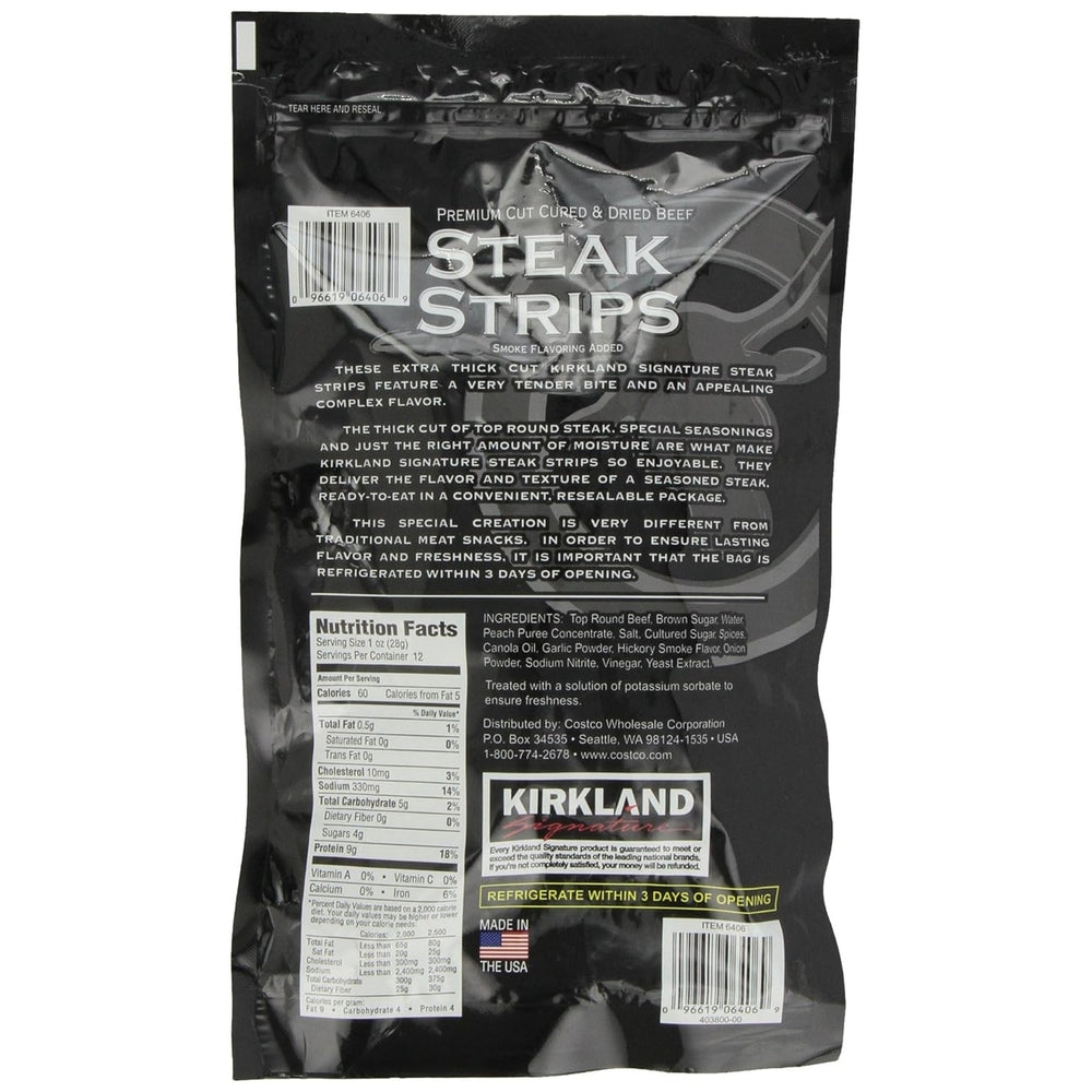 Kirkland Signature Premium Extra Thick Steak Strips12 Ounce Image 2