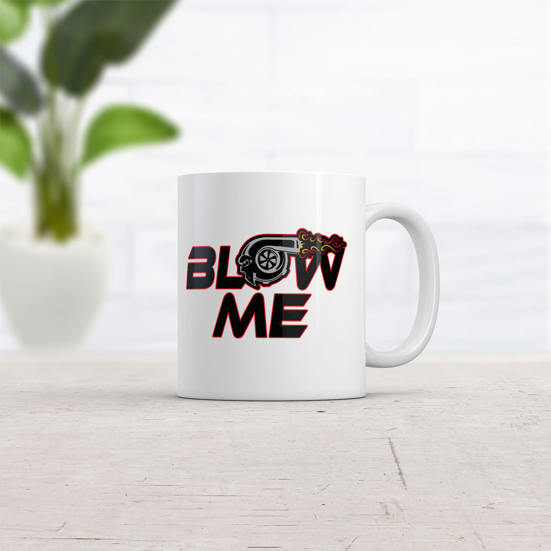 Blow Me Turbo Mug Funny Sarcastic Car Graphic Coffee Cup-11oz Image 2