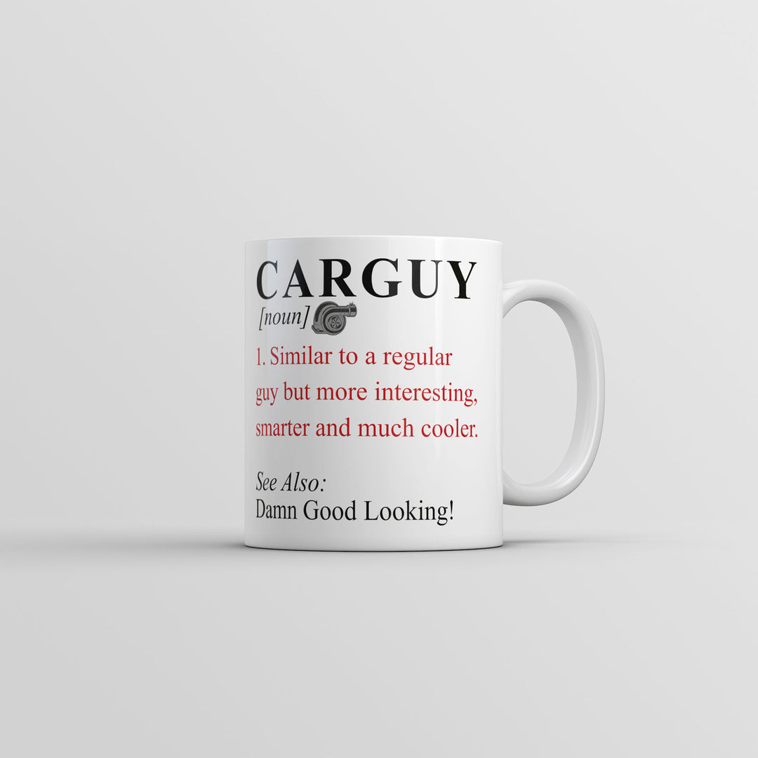 Car Guy Definition Mug Funny Sarcastic Mechanic Coffee Cup-11oz Image 1