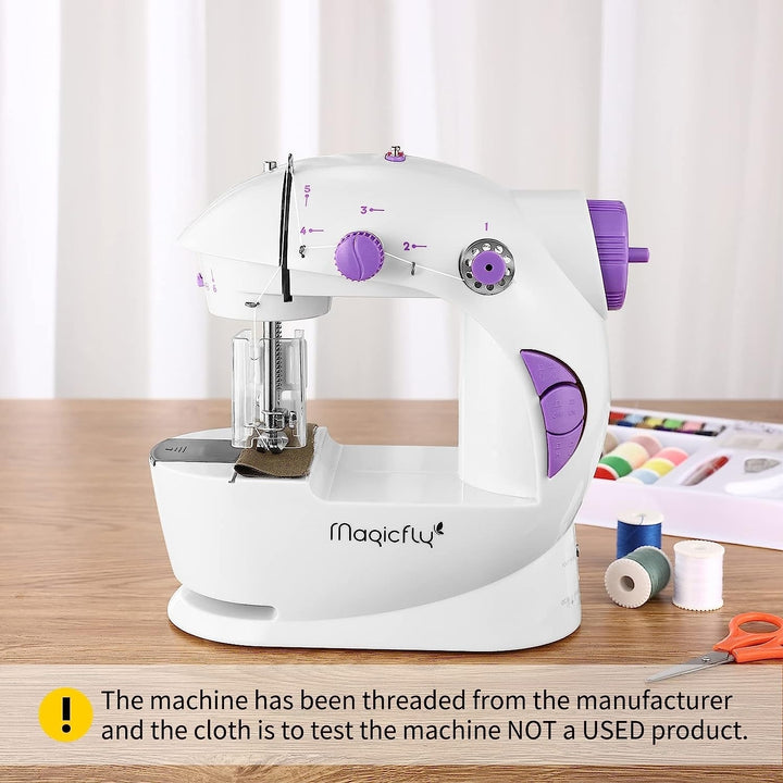 Magicfly Portable Electric Sewing Crafting Mending Machine w/ LED Light + Extension Table Image 7